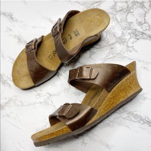 Birkenstock Papillio Slip On Wedge, 7 (38)